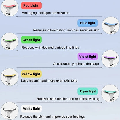 LED Neck and Face Lifting Massager