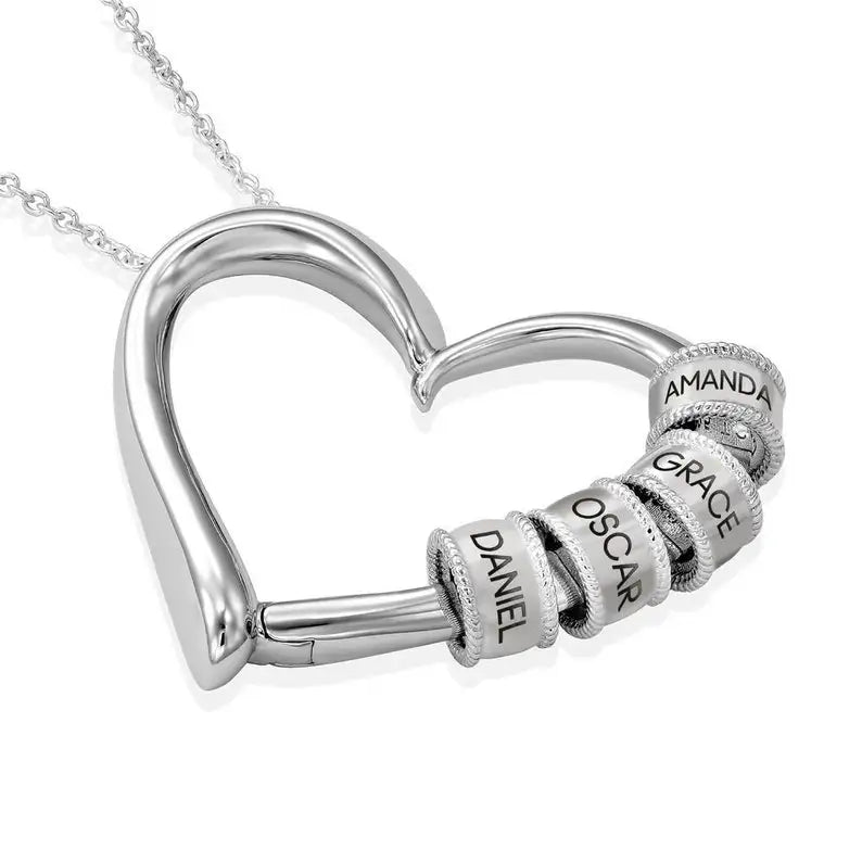 Personalized Heart Name Necklace