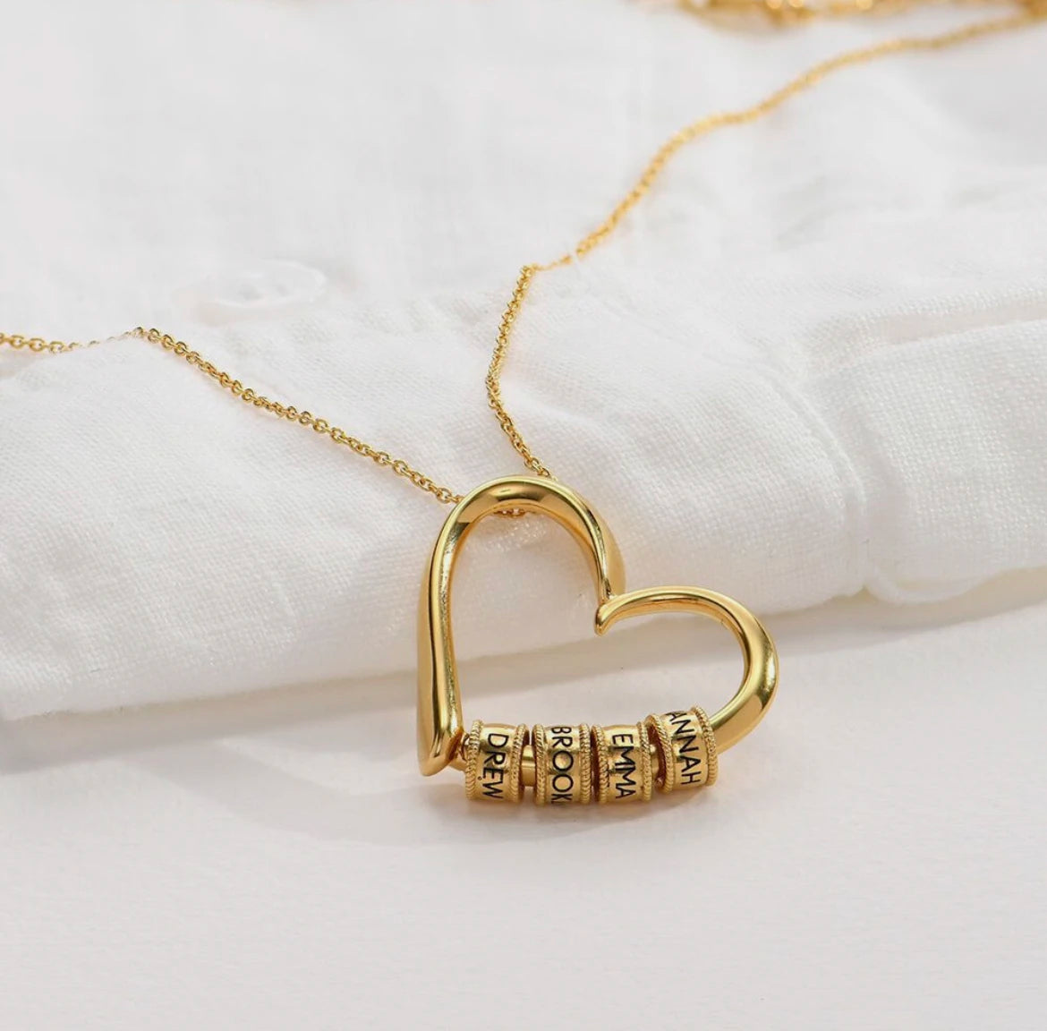 Personalized Heart Name Necklace