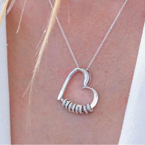 Personalized Heart Name Necklace
